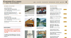 Desktop Screenshot of gardnergalleries.com